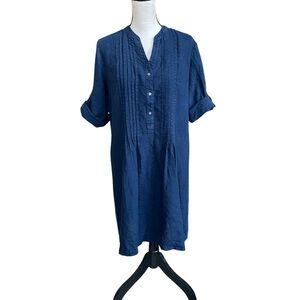 J. McLaughlin Blue Line Dress